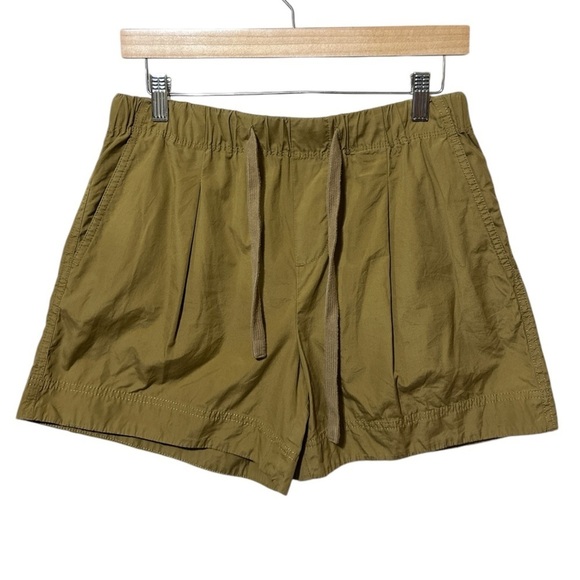 EUC - Vince Box Pleat Drawstring Shorts - Mojave Brown - Size Small - Picture 3 of 5